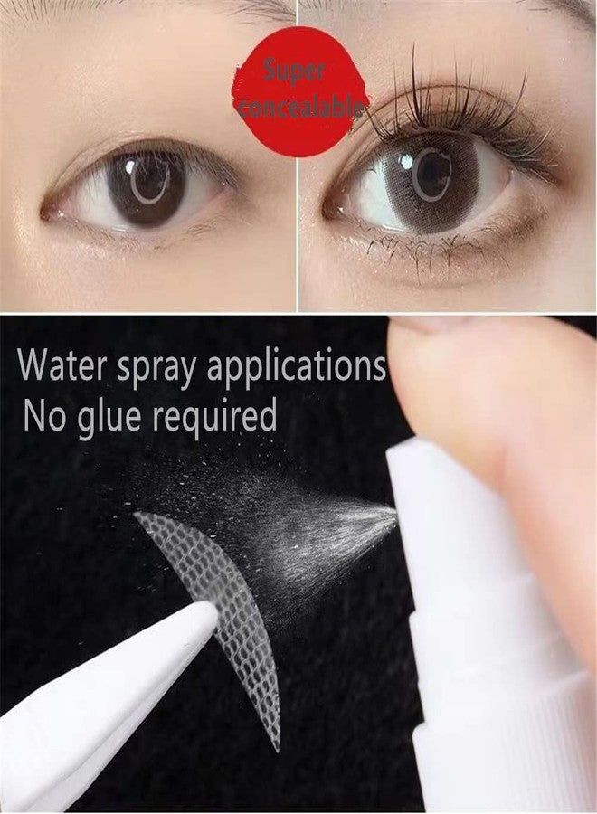 shenghang 10 sheets Widen Eyelid Tape Invisible Eye Stickers Double Self-Adhesive Eyelid Stickers Eye Lift Strips Suitable for eyes with severe drooping and deep eyelids (A) - Image 3